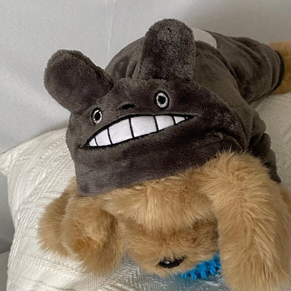 Pet Gray Fleece Warm Animal Hoodie - Picture 4 of 9